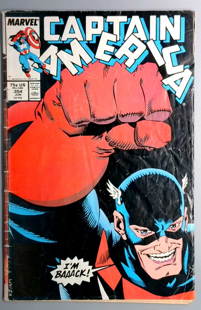 Captain America #354 1st Appearance of John Walker As U.s. Agent READER Marvel