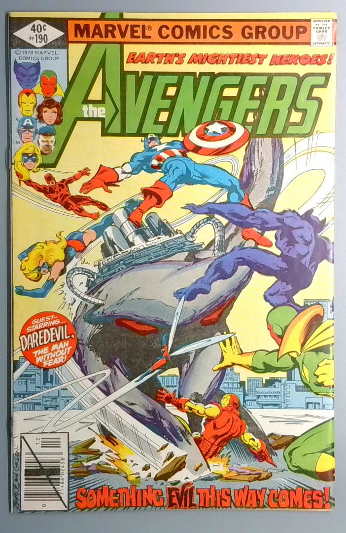 Avengers #190 VF/NM Marvel 1979