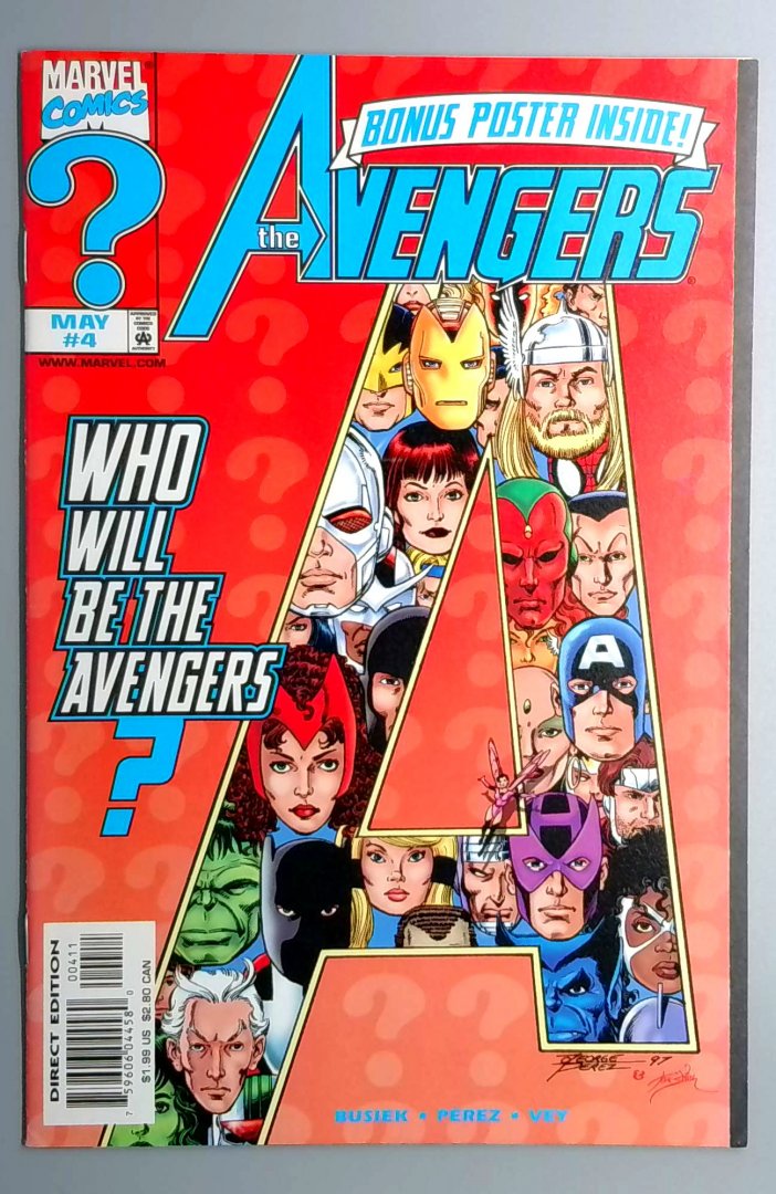 Avengers #4 VF+ Marvel 1998