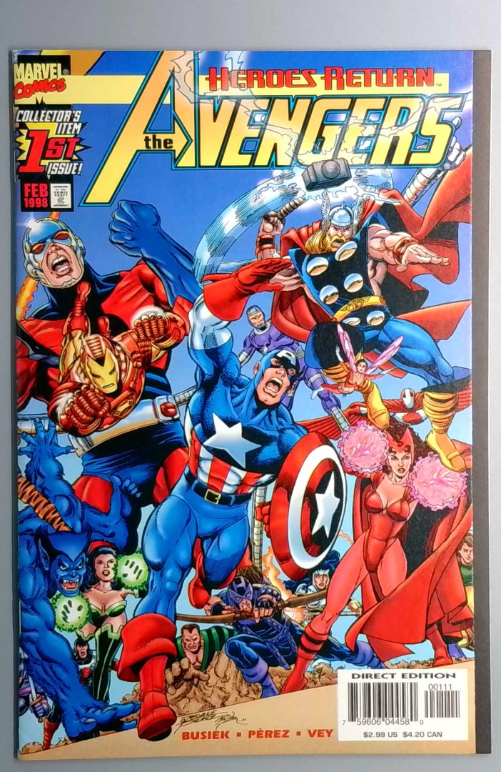 Avengers #1 NM Marvel 1998