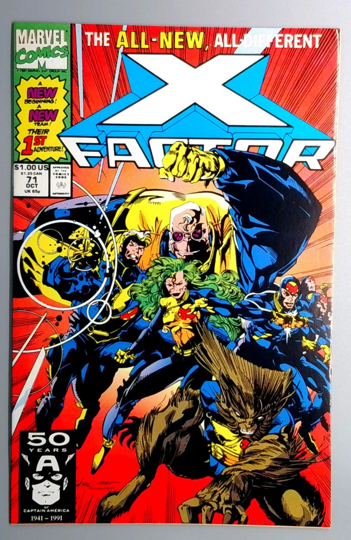 X-Factor #71 NM New Team Marvel 1991