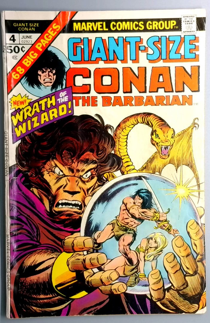 Giant-Size Conan the Barbarian #4 VG+ Marvel 1975