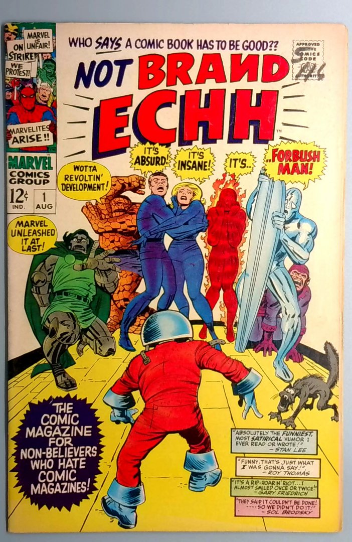 Not Brand Echh #1 FN+ 1st Marvel Parody Comic . Marvel 1967