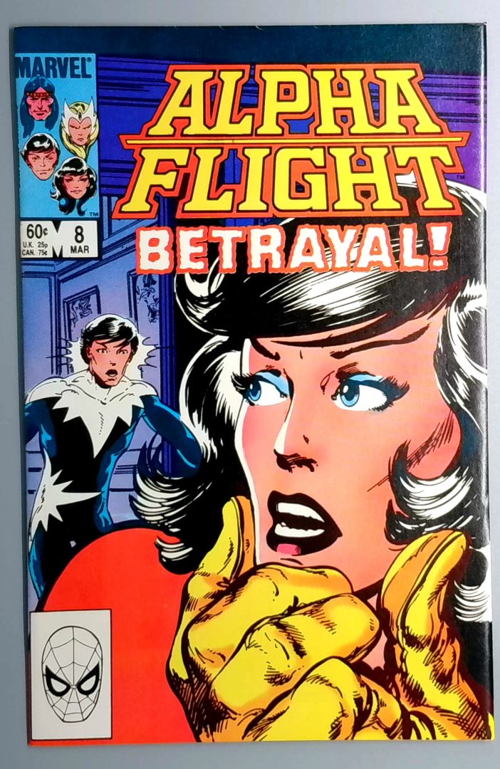 Alpha Flight #8 VF+ 1st Appearance of Nemesis Marvel 1984