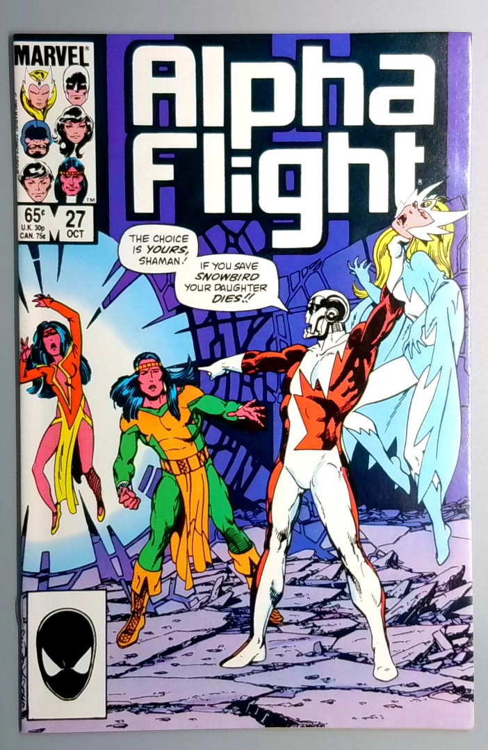 Alpha Flight #27 NM Marvel 1985