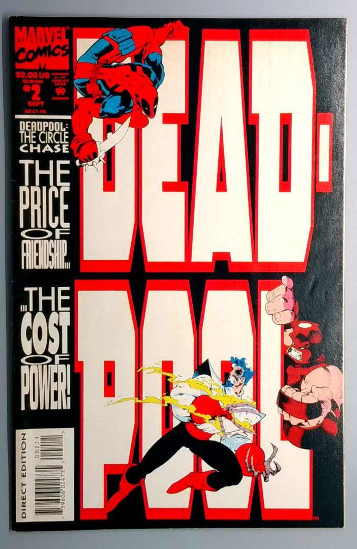 Deadpool: Circle Chase #2 VF/NM 1st Vanessa Carlysle As Copycat MARVEL 1994