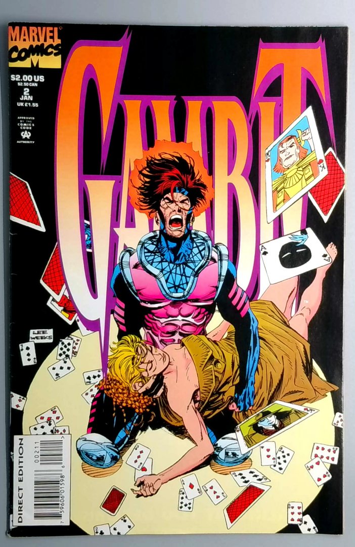 Gambit #2 Direct Edition Marvel 1994