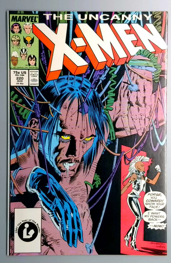 Uncanny X-Men #220 NM- Marvel 1987
