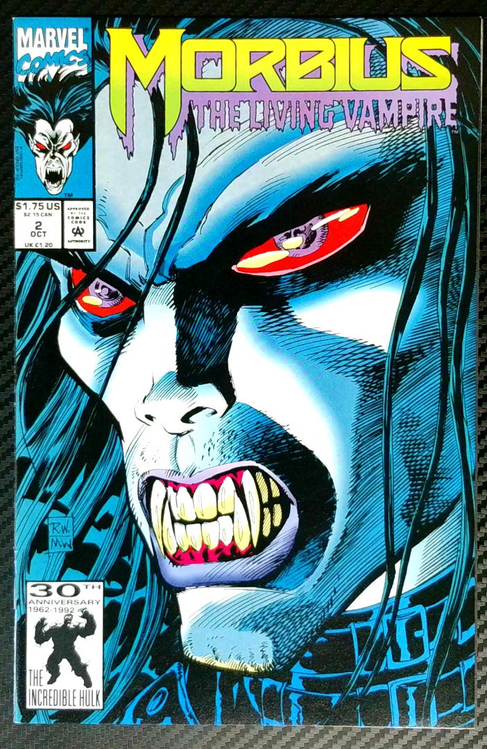 Morbius: the Living Vampire #2 NM Ron Wagner Mike Witherby Marvel 1992