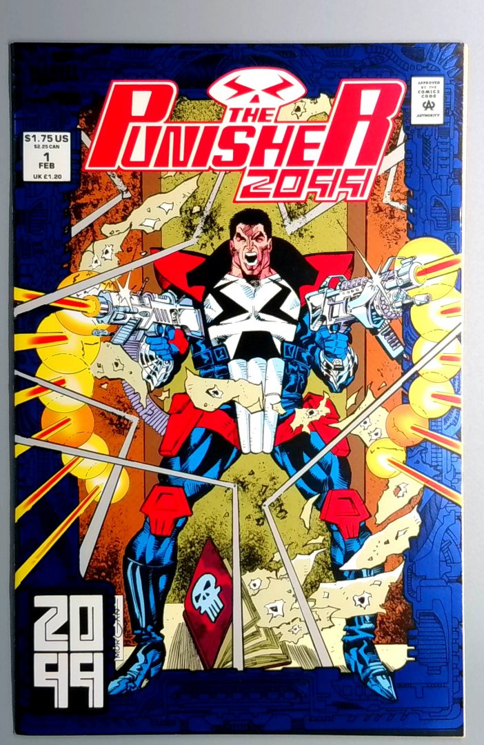 Punisher 2099 #1 NM Foil Cover Direct Edition Marvel 1993