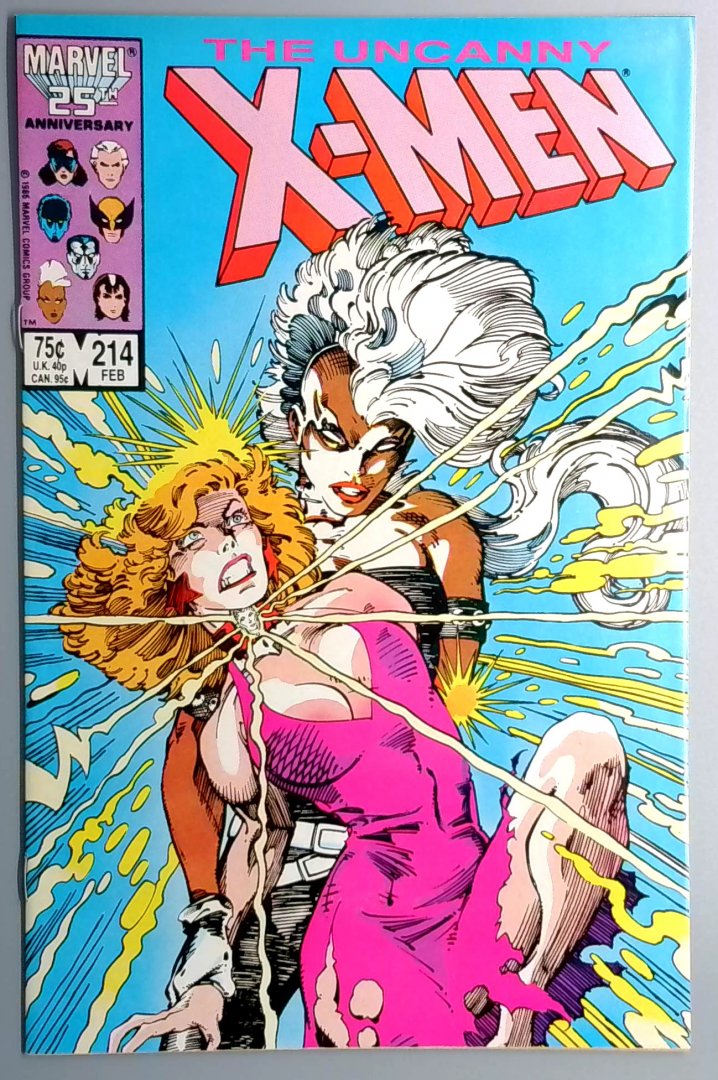 Uncanny X-Men #214 NM- Dazzler Joins  Marvel 1987