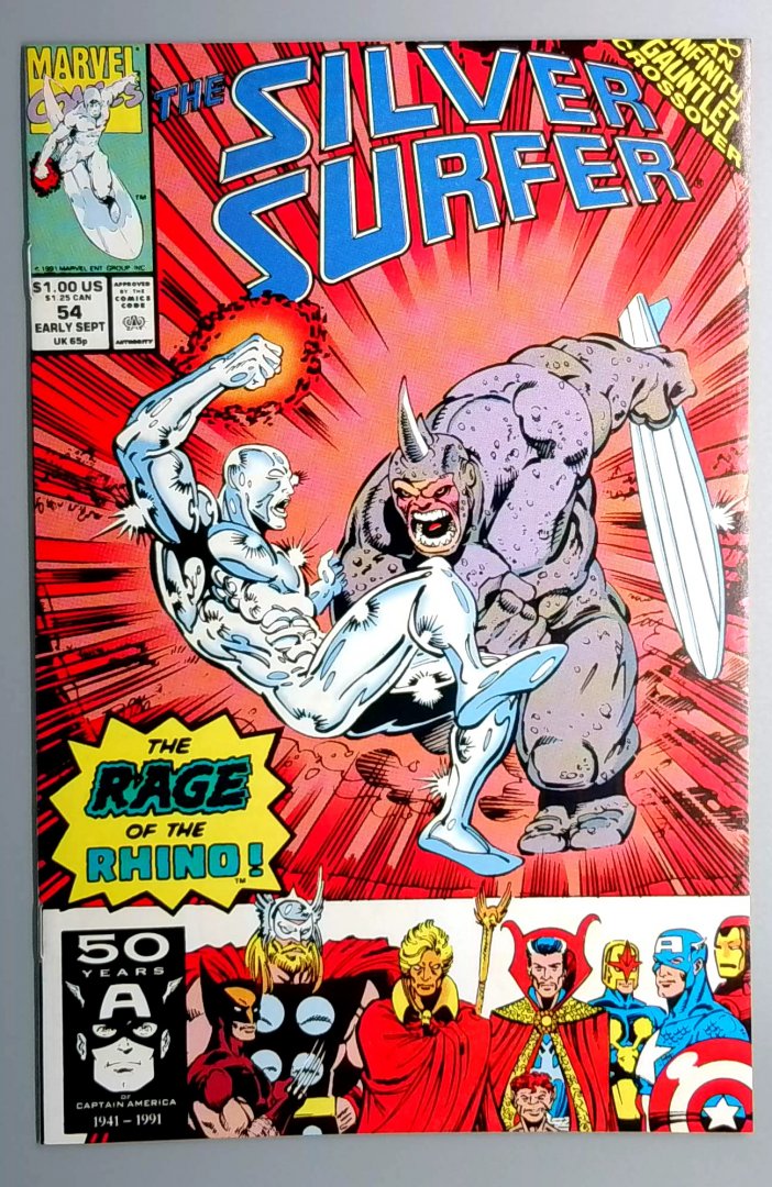 Silver Surfer #54 NM- Marvel 1991