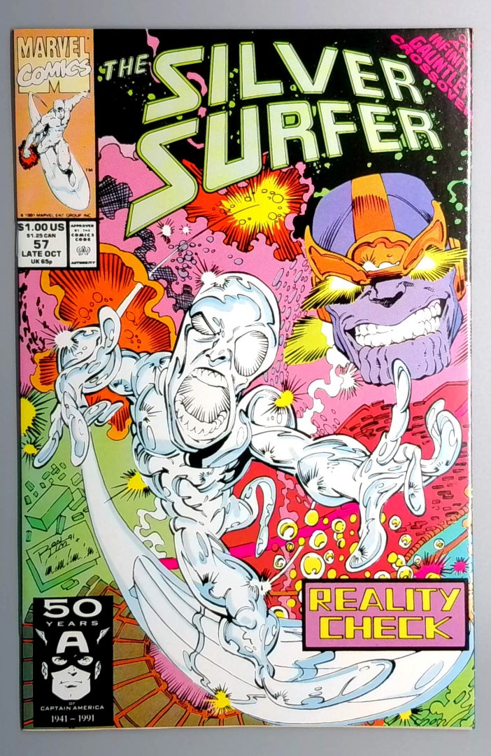 Silver Surfer #57 NM- Marvel 1991