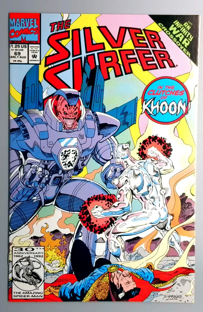 Silver Surfer #69 NM- Cameo of Morg the Executioner last Page MARVEL 1993