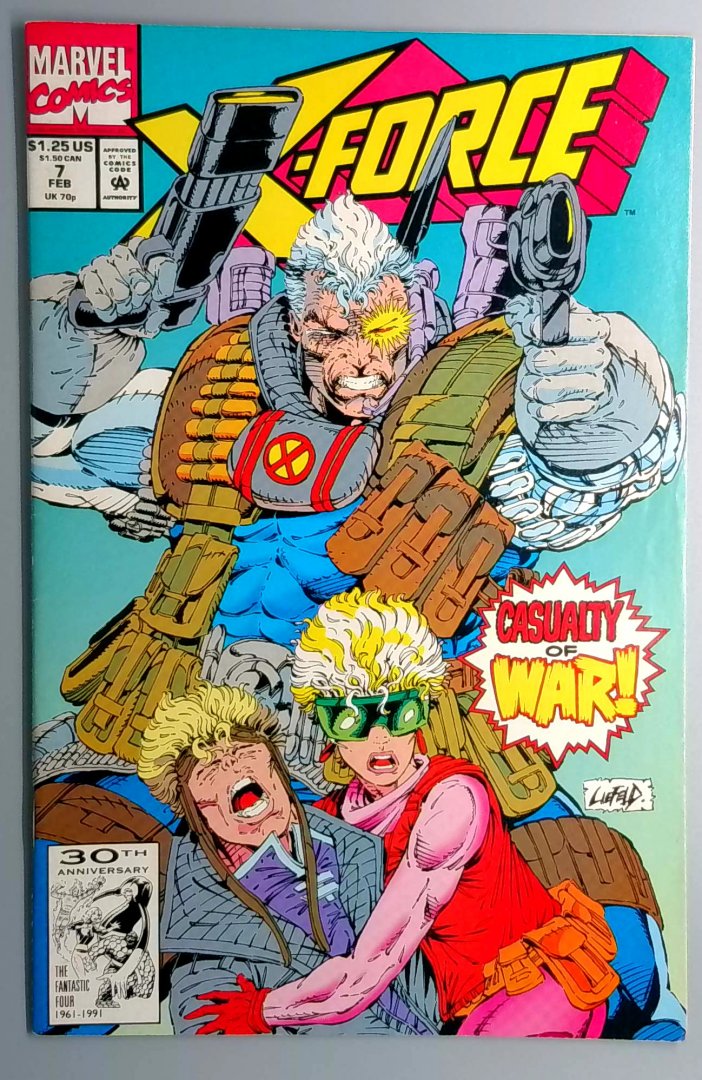 X-Force #7 VF+ Marvel 1991