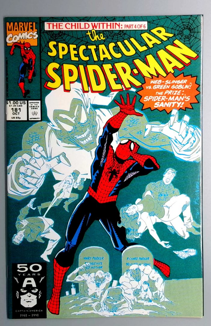 Spectacular Spider-Man #181 VF+ Marvel 1991