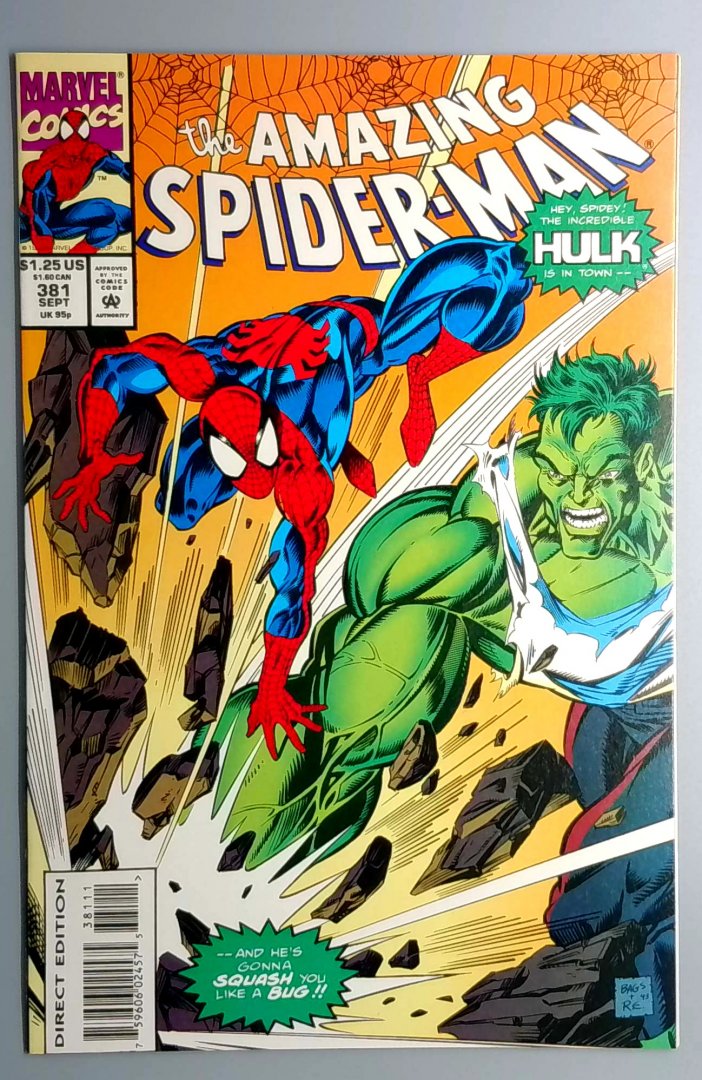 Amazing Spider-Man #381 Hulk Marvel 1993