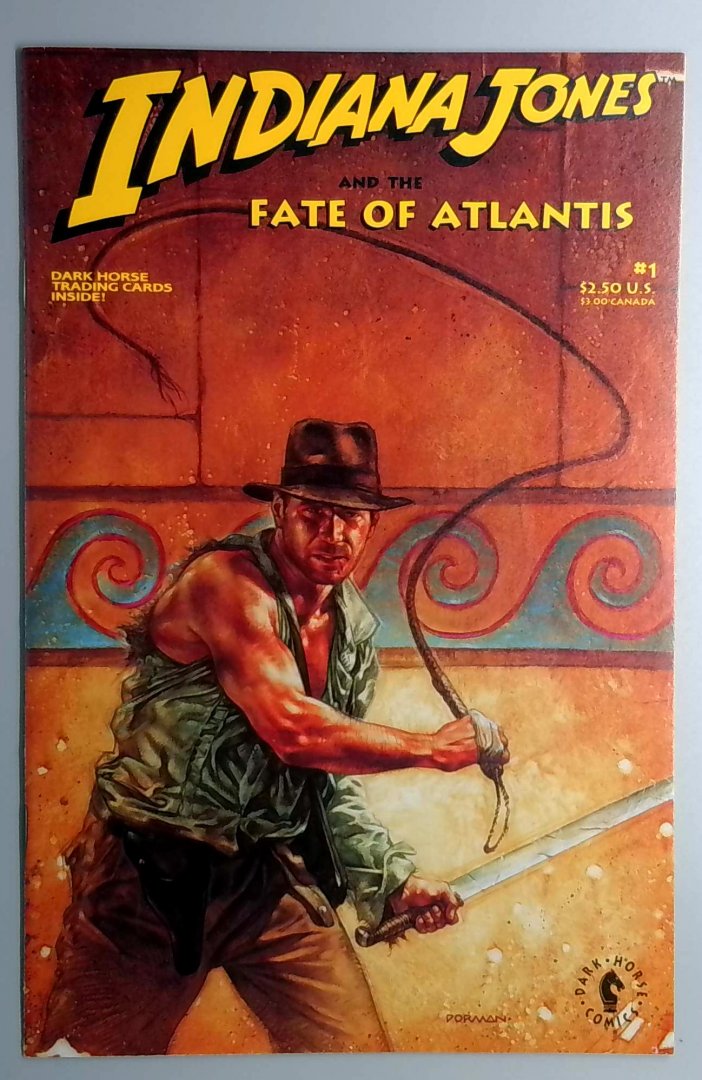 Indiana Jones and the Fate of Atlantis #1- NM 2nd PRINT Dark Horse 1991