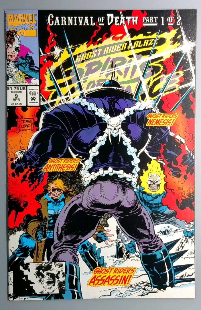 Ghost Rider/Blaze: Spirits of Vengeance #9 NM 1991