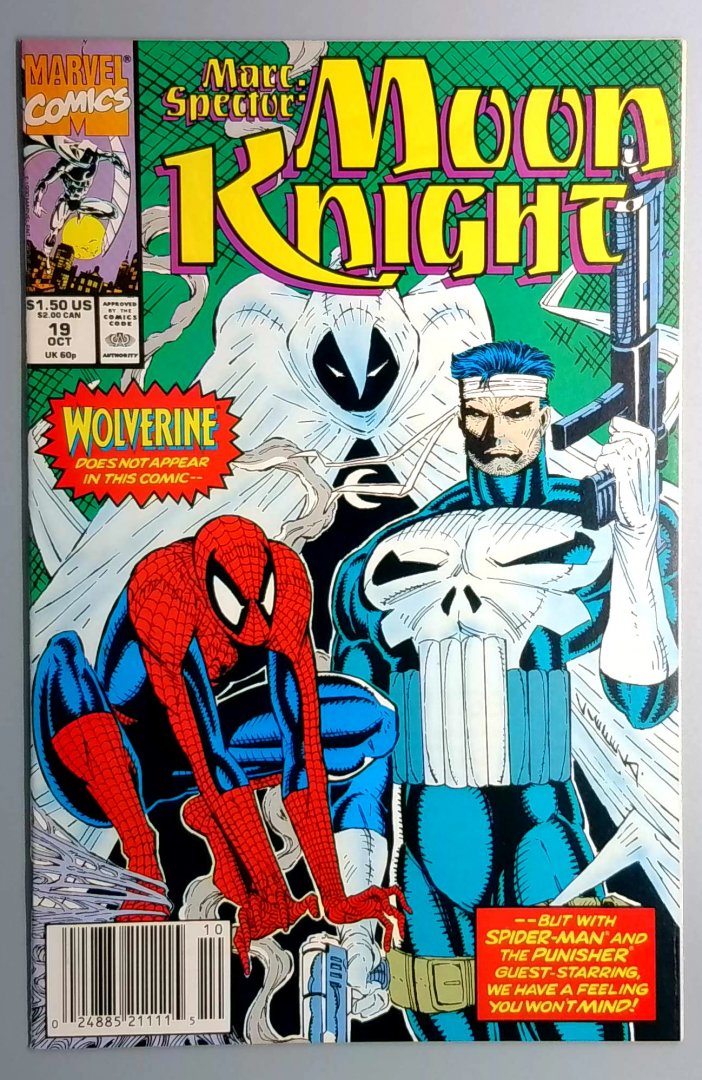 Marc Spector: Moon Knight #19 NM Newsstand Marvel 1990