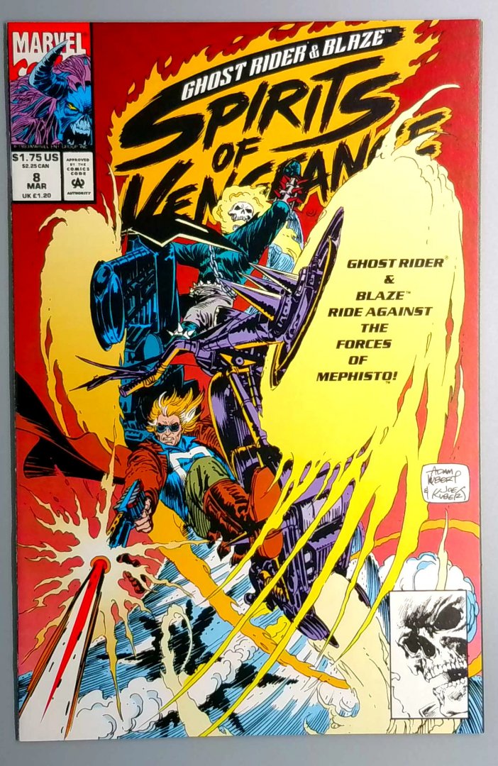 Ghost Rider / Blaze: Spirits of Vengeance #8 NM Marvel 1993