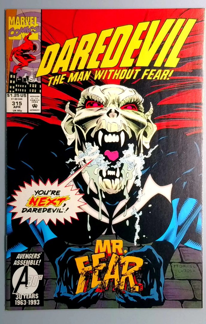 Daredevil #315 NM Marvel 1993
