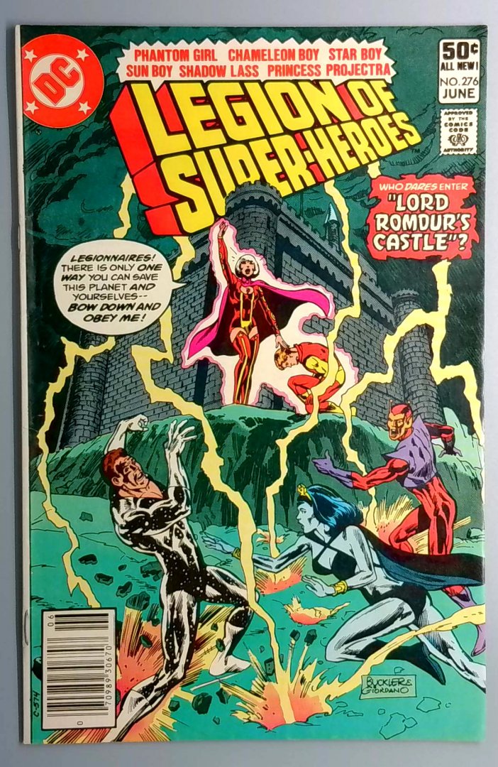 Legion of Super-Heroes #276 Newsstand Edition DC 1981