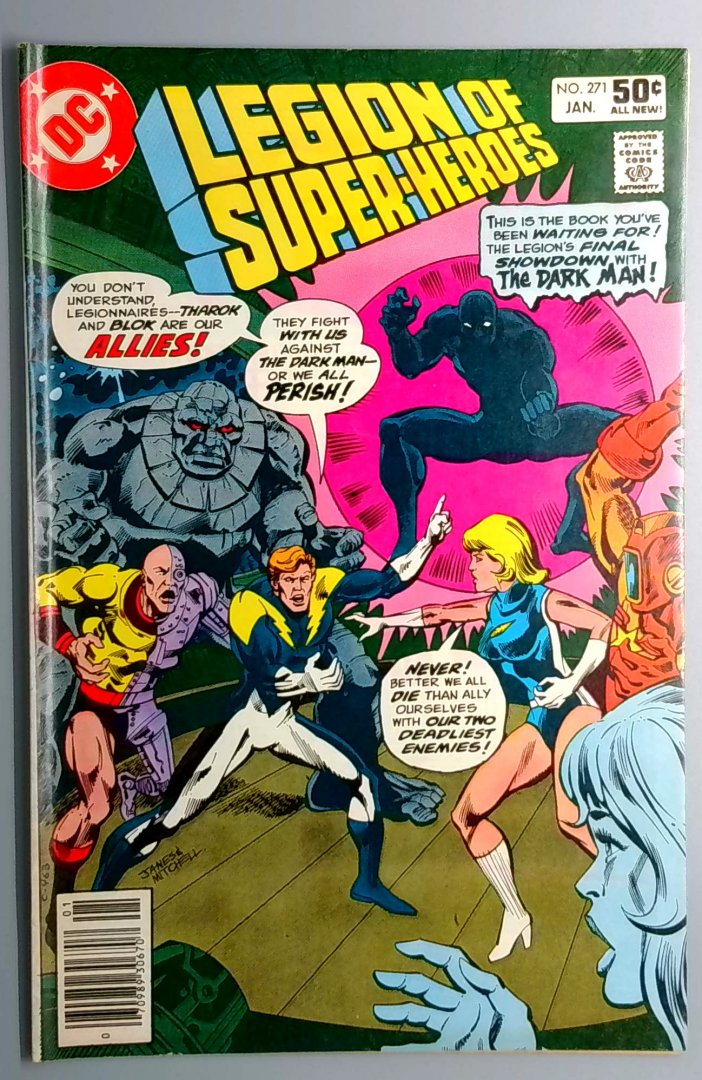 Legion of Super-Heroes #271 Newsstand Edition DC 1981