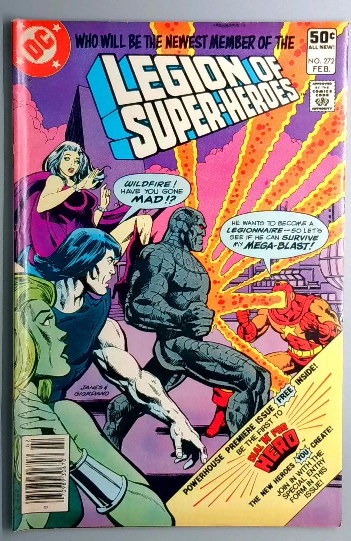 Legion of Super-Heroes #272 Newsstand Edition DC 1981