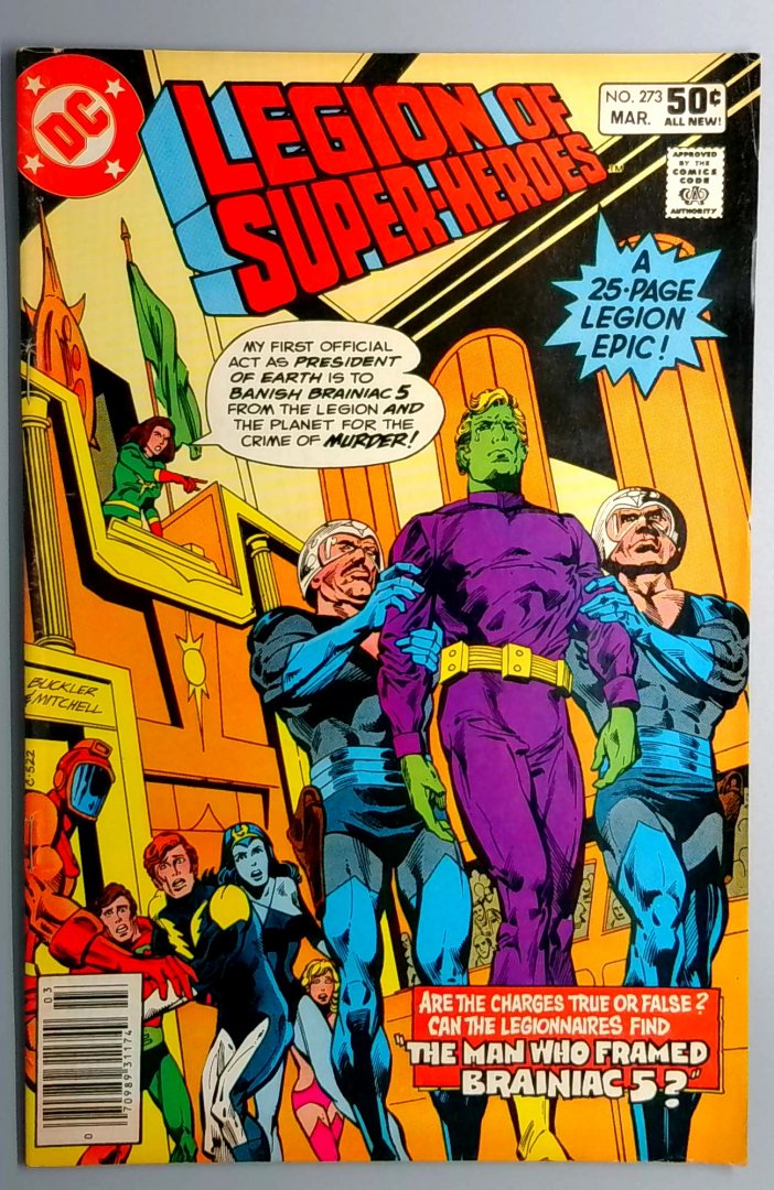 Legion of Super-Heroes #273 Newsstand Edition DC 1981