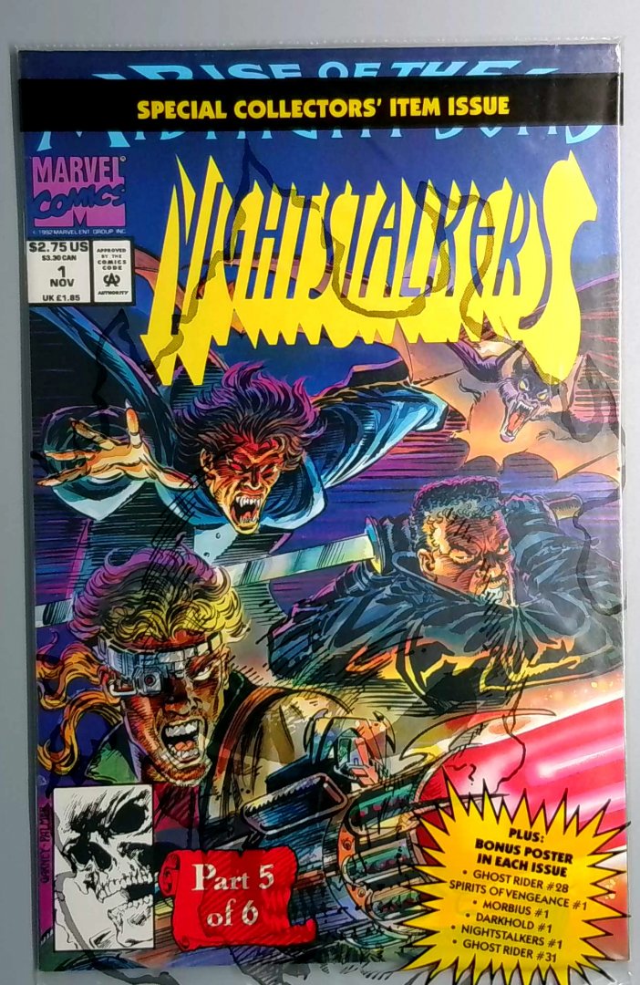 Nightstalkers #1 NM Marvel - 1993