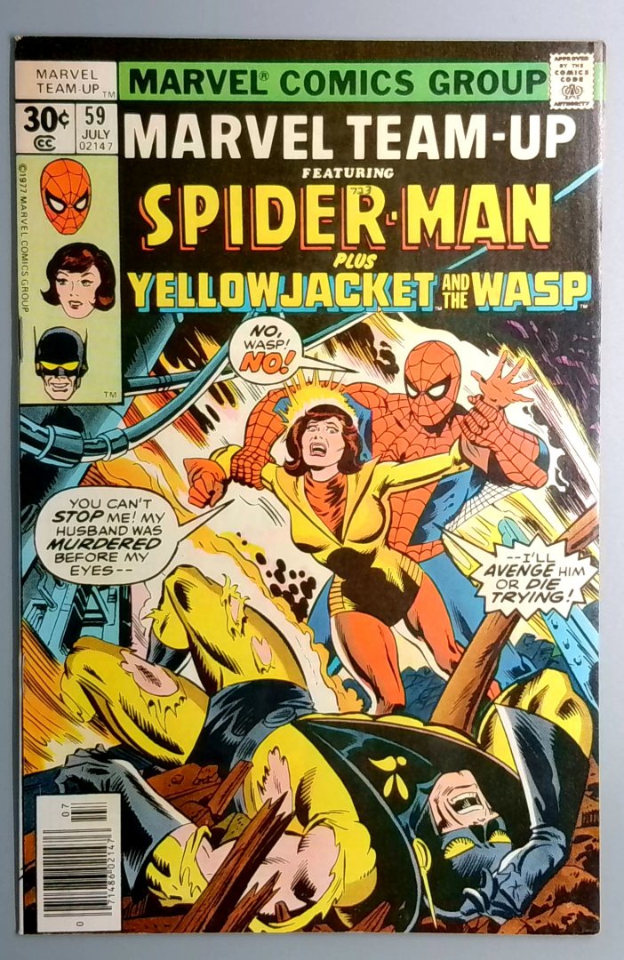 Marvel Team-Up #59 VF- Yellowjacket and Wasp Guest Appearance Marvel 1977