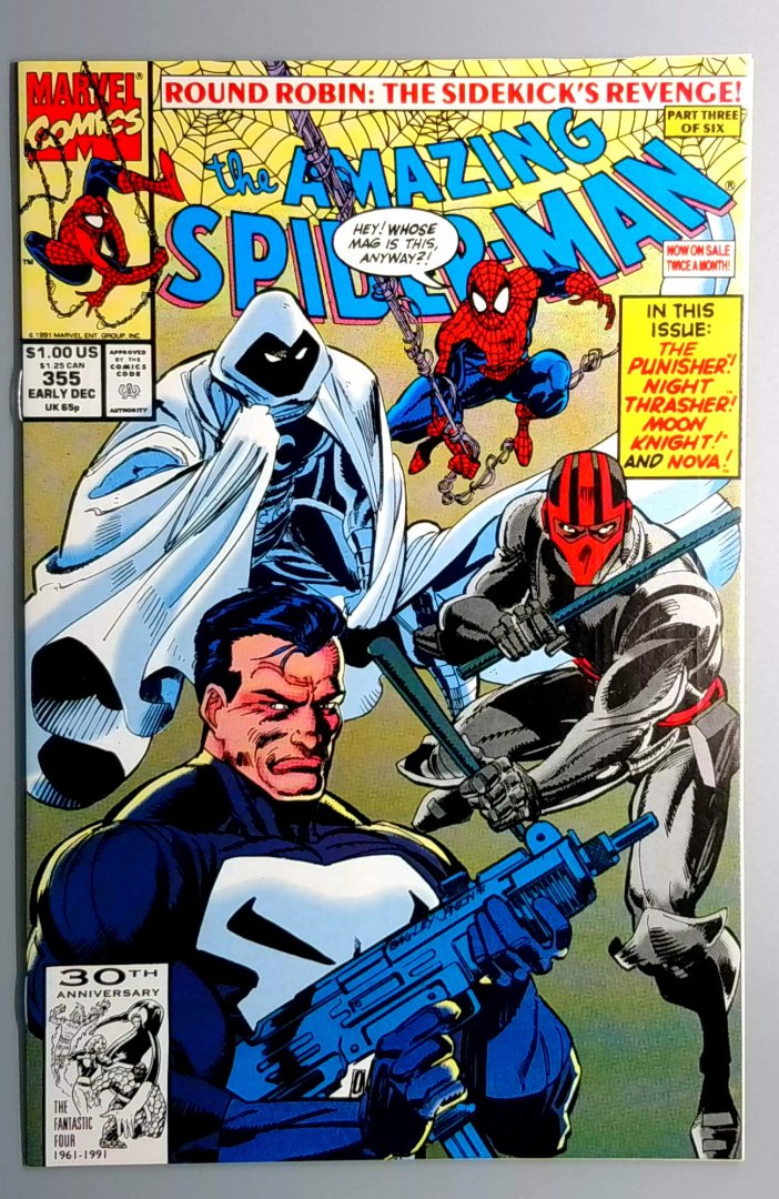 Amazing Spider-Man #355 VF+ Marvel 1991
