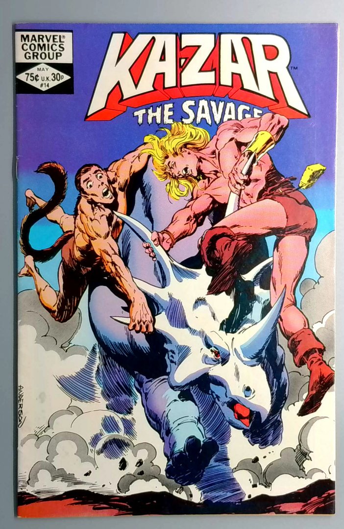 Ka-Zar The Savage #14 VF Marvel 1982