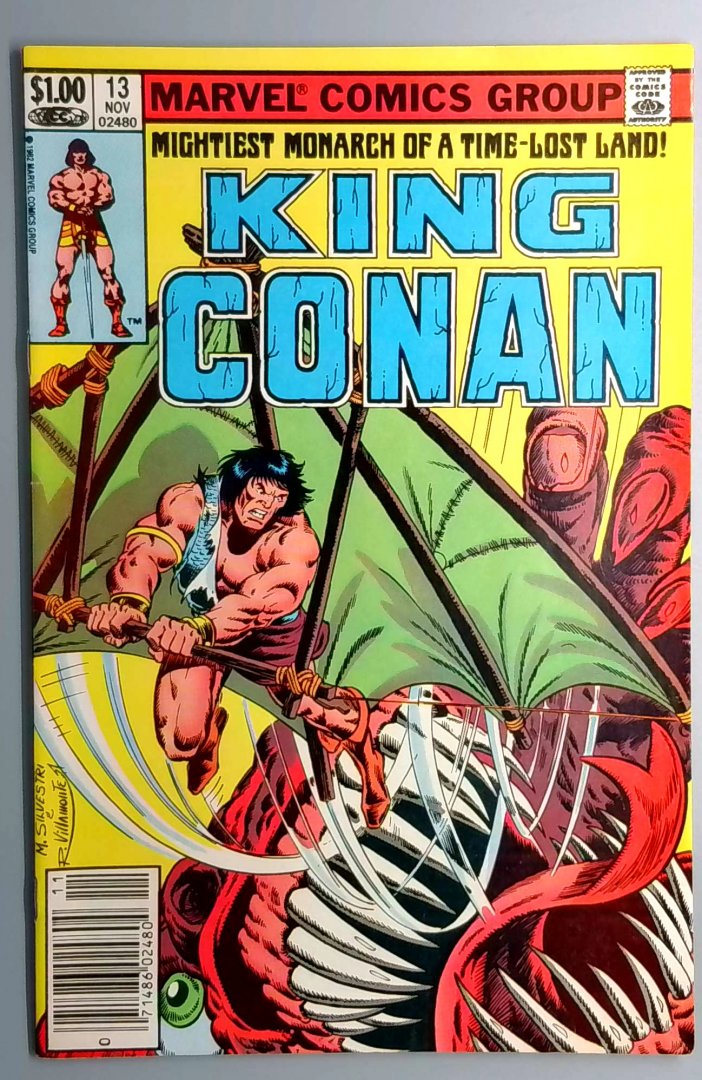 King Conan #13 VF+ Newsstand Edition Marvel 1982