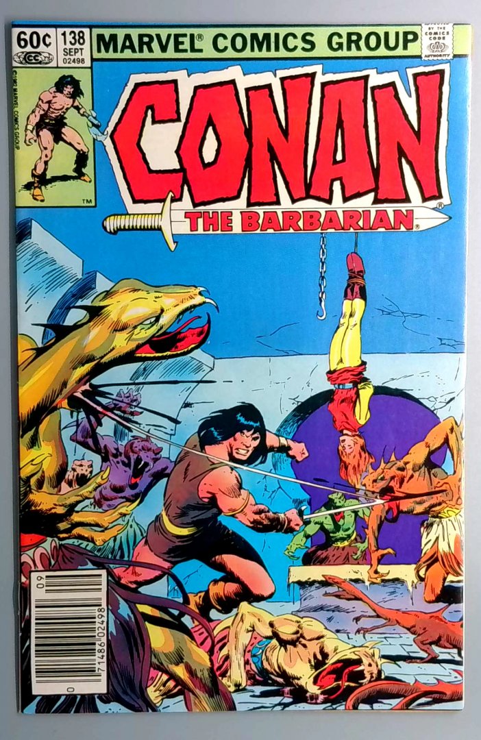 Conan the Barbarian #138 VF/NM Newsstand Edition Marvel 1982
