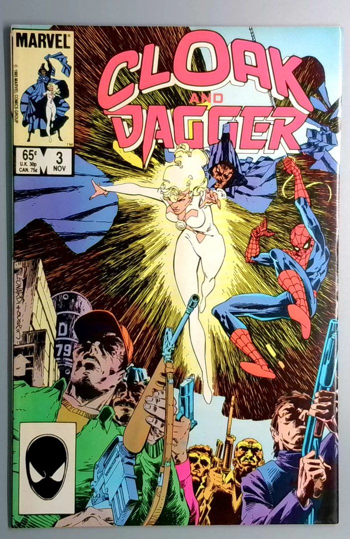 Cloak and Dagger #3 Spider-Man. Secret Wars II Marvel
