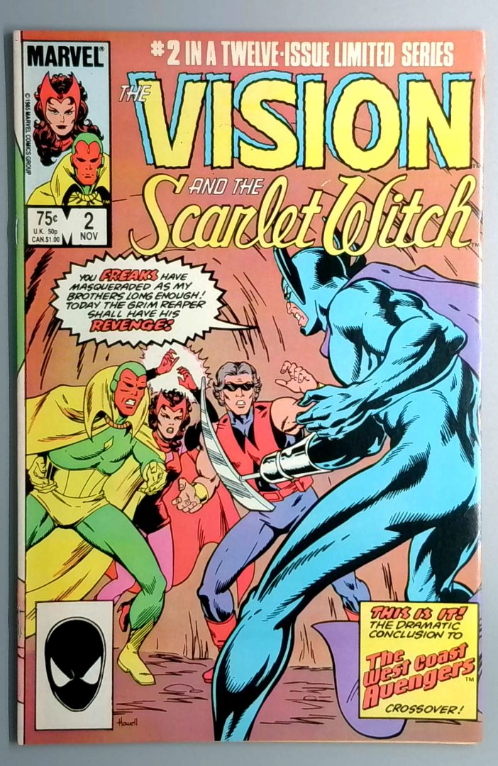 Vision and the Scarlet Witch #2 Marvel 1985