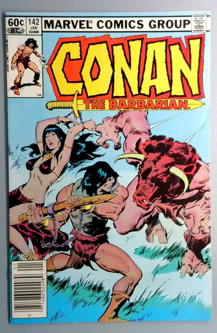 Conan the Barbarian #142 Newsstand Edition Marvel 1983