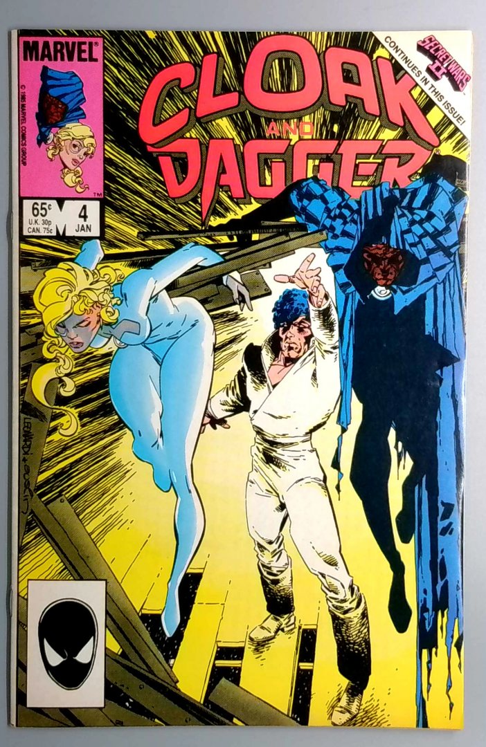 Cloak and Dagger #4 VF+ Secret Wars II Edition Marvel 1986
