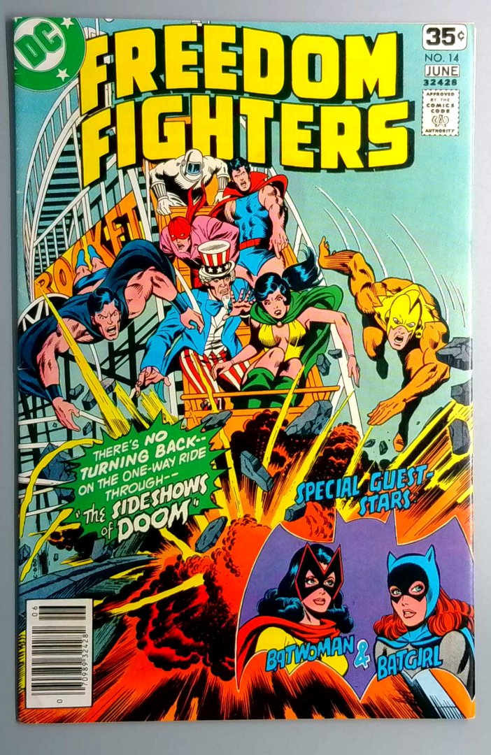 Freedom Fighters #14 VF 1st Appearance of the warmakers DC 1978