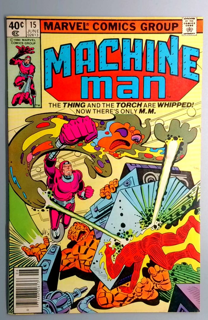 Machine Man #15 FN+ Marvel 1980