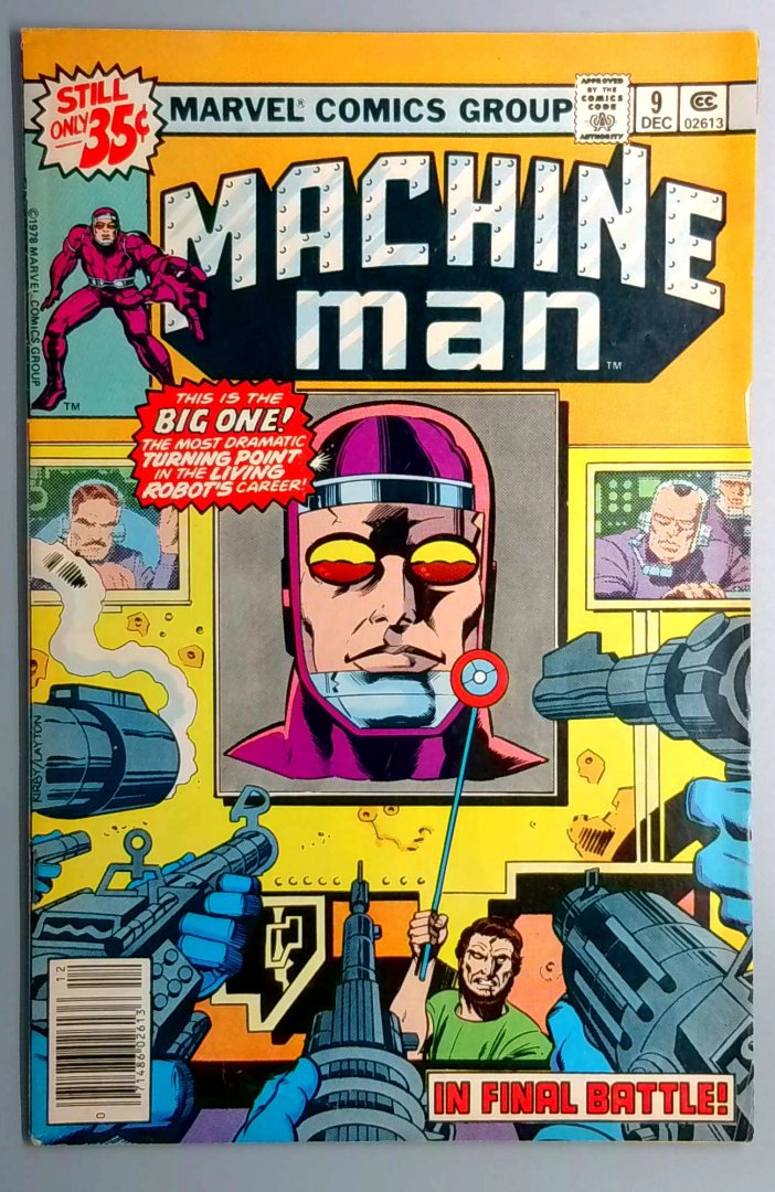Machine Man #9 Marvel 1978