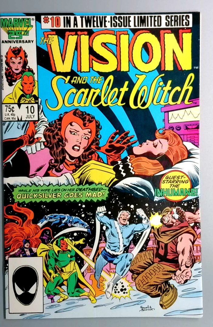 Vision and the Scarlet Witch #10 VF/NM Marvel 1986