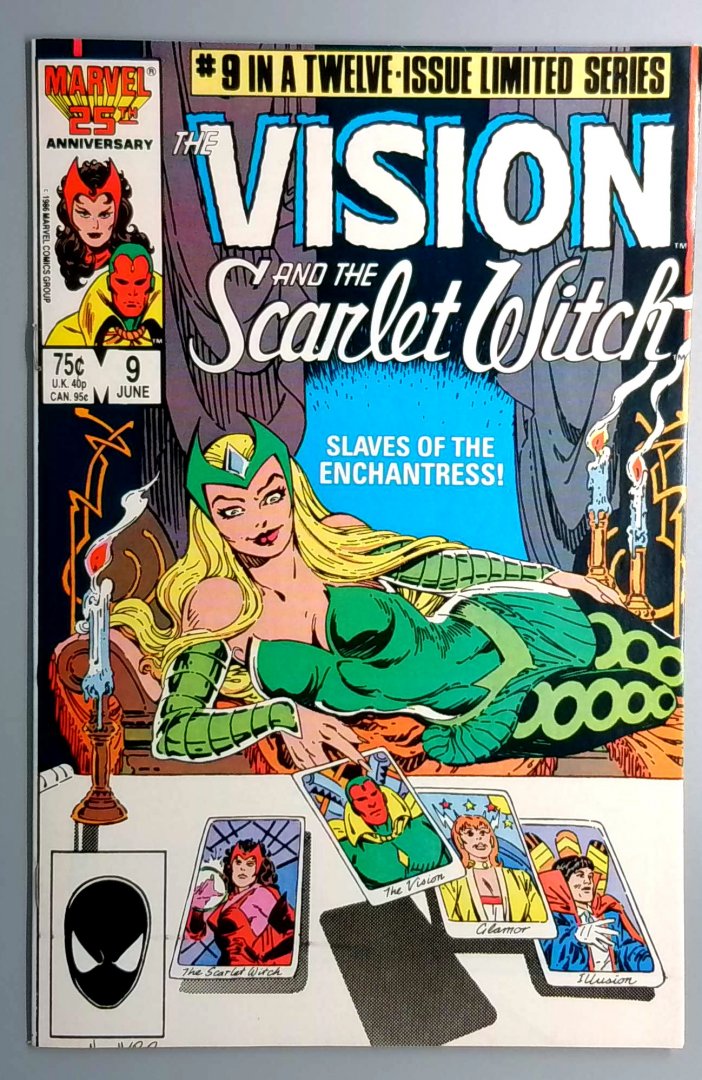 Vision and the Scarlet Witch #9 VF+ Marvel 1986