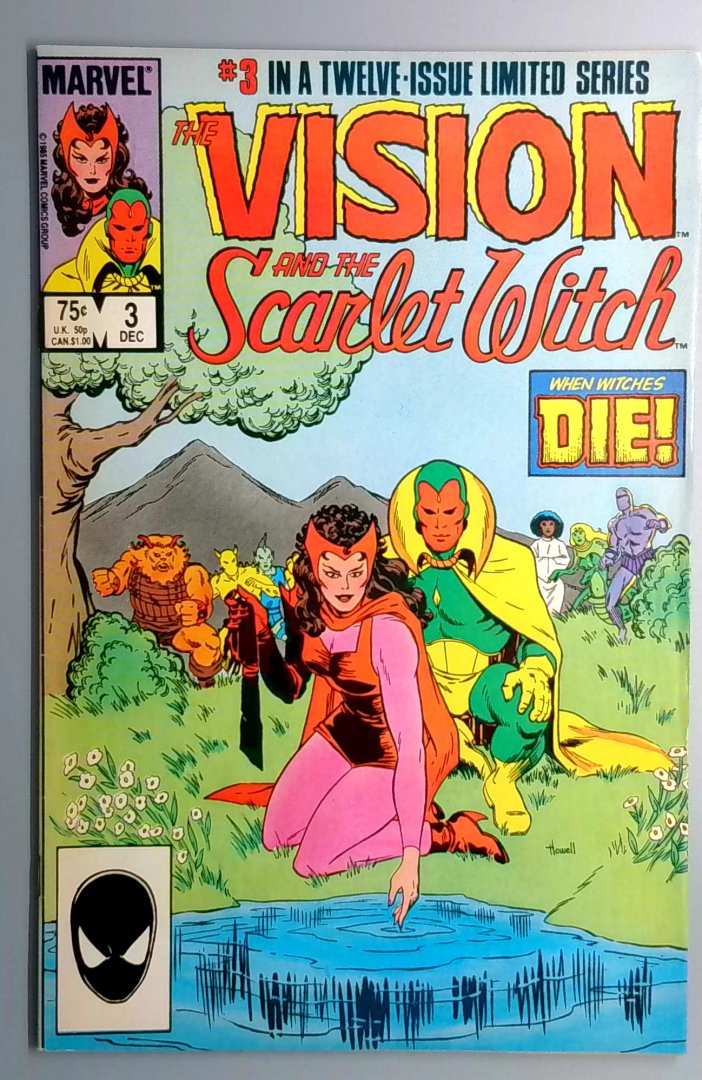 Vision and the Scarlet Witch #3 Direct Edition Marvel 1985