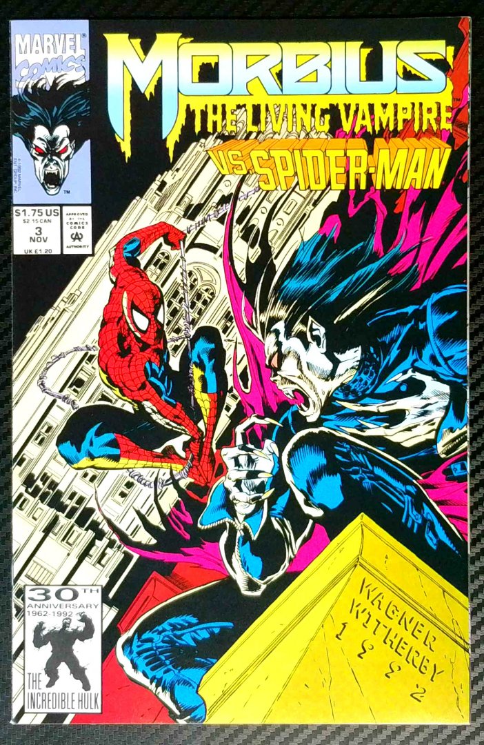 Morbius: the Living Vampire #3 NM- Mike Witherby Marvel 1992