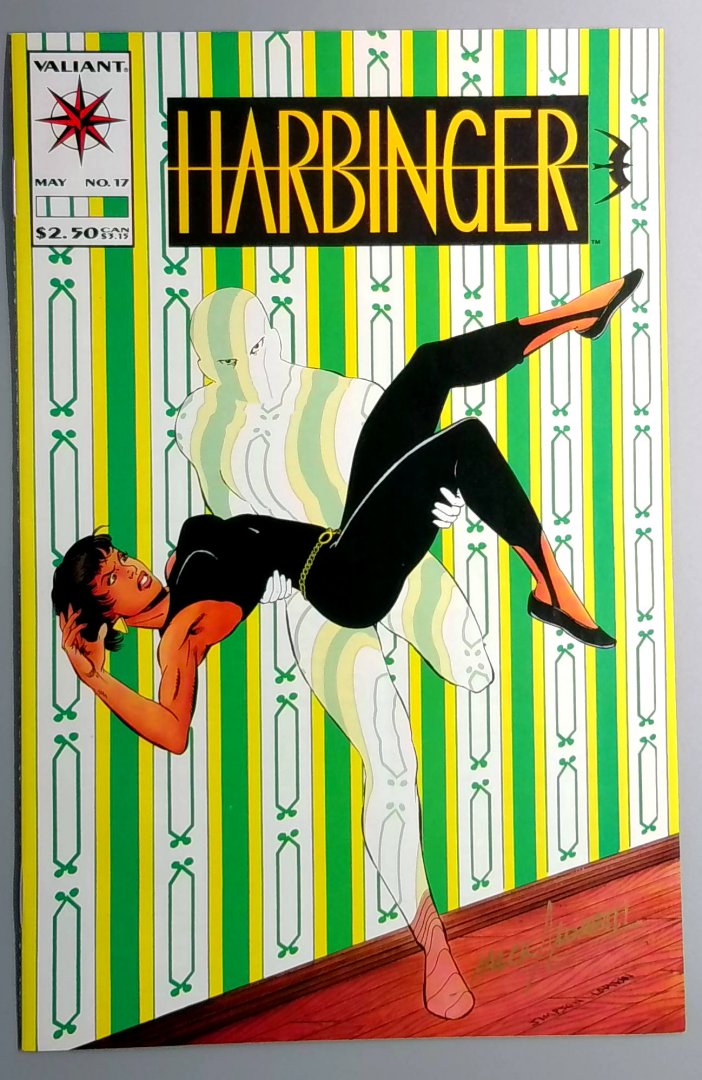 Harbinger #17 NM 1st Camouflage Valiant 1993