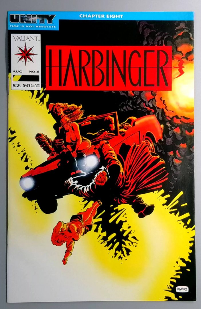 Harbinger #8 VF Valiant 1992