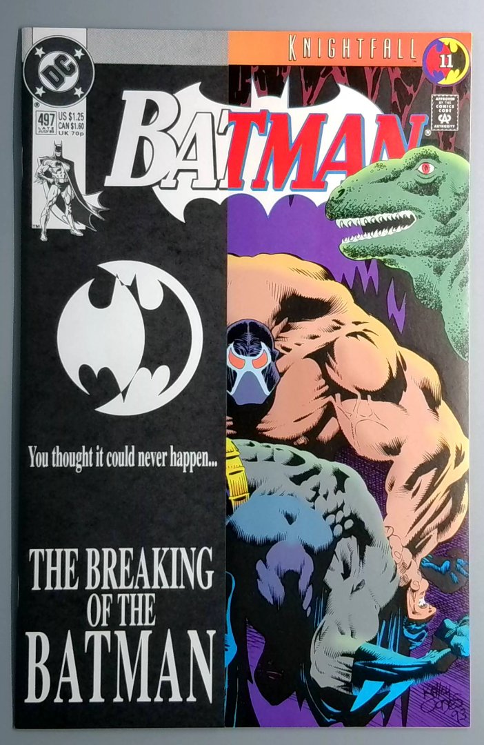 Batman #497 NM Knightfall Part 11 Direct Edition DC 1993